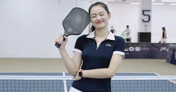 Hoa khôi bóng chuyền Nguyễn Thu Hoài tiết lộ lý do chơi pickleball